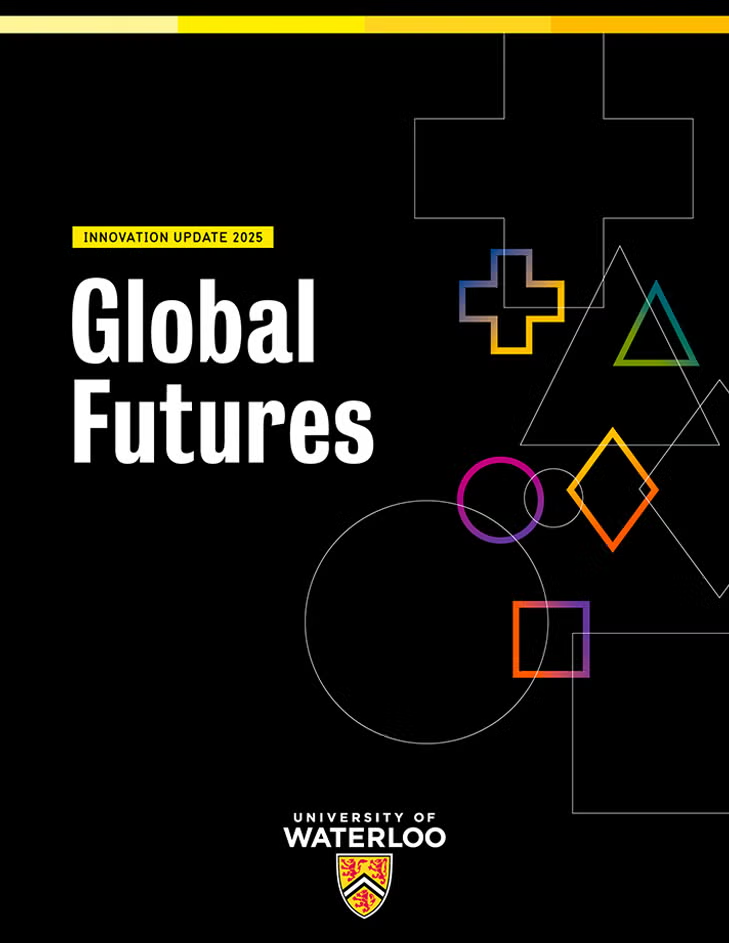 The cover of the print global futures print edition