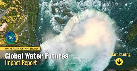 Aerial view of Niagara Falls