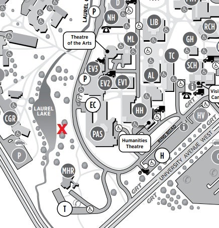 map of fire pit location
