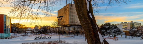 Campus in winter