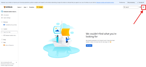 Login screen