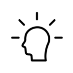Person thinking icon
