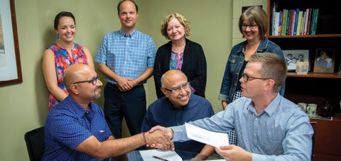 Gopal Family with Marus Shantz and PACS staff