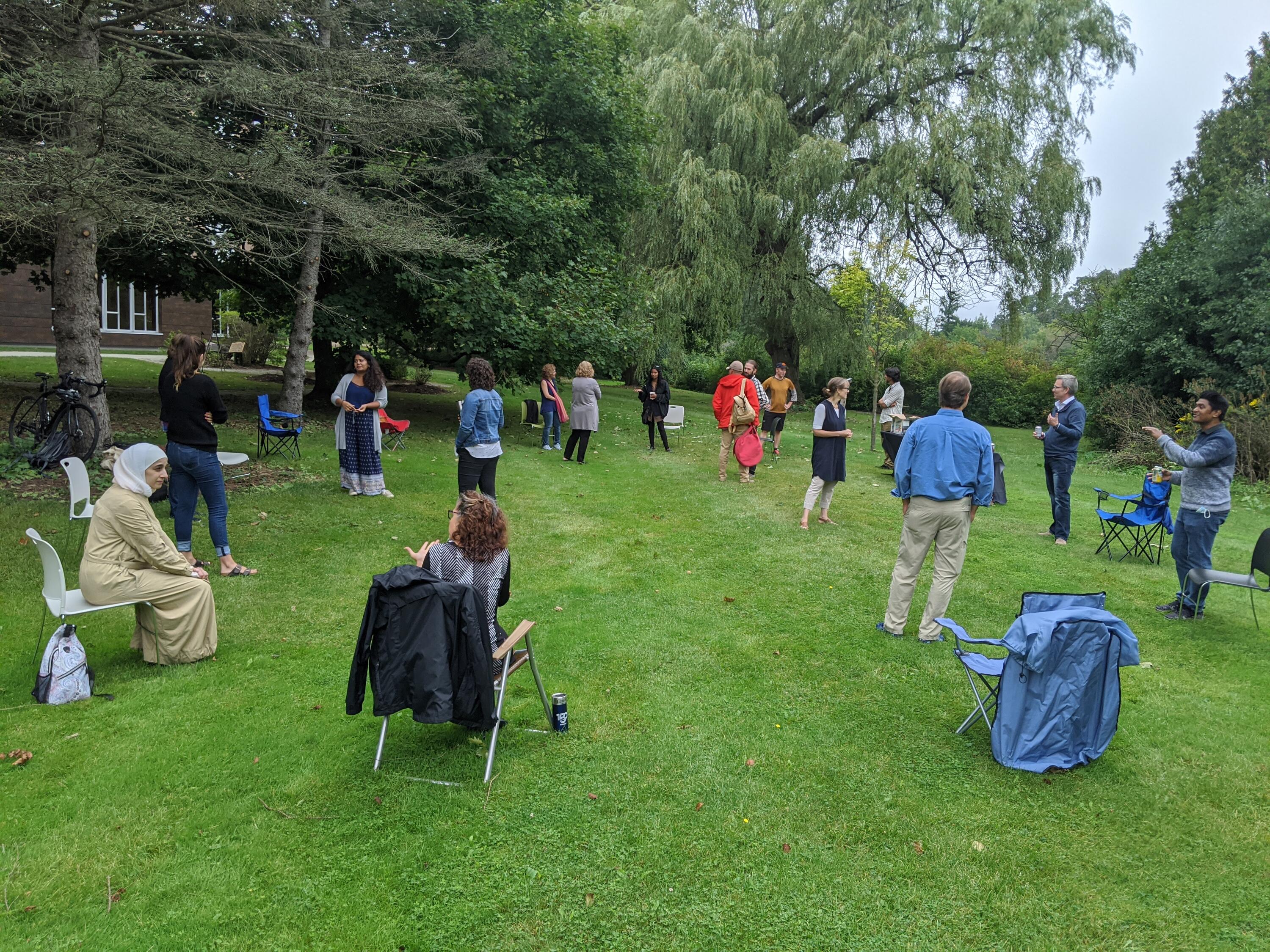 Readings, Fire Pits, and Online Chats are Building Community Grebel