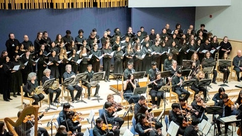 Choir and orchestra concert