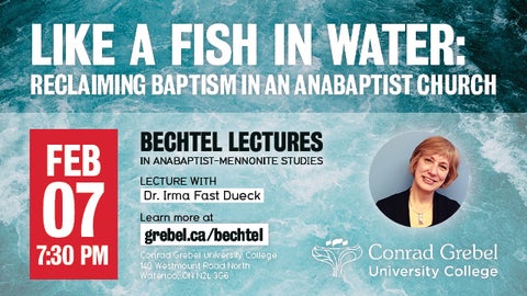 Like a Fish in Water: Reclaiming Baptism in an Anabaptist Church