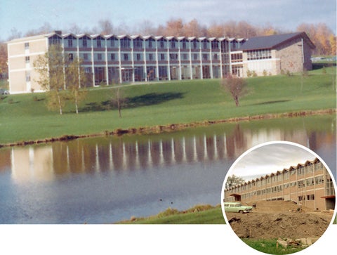 two angles of Grebels first building