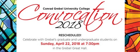 Convocation 2018 rescheduled