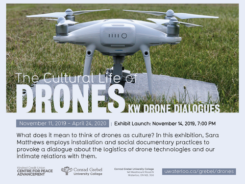 The Cultural life of Drones invitation