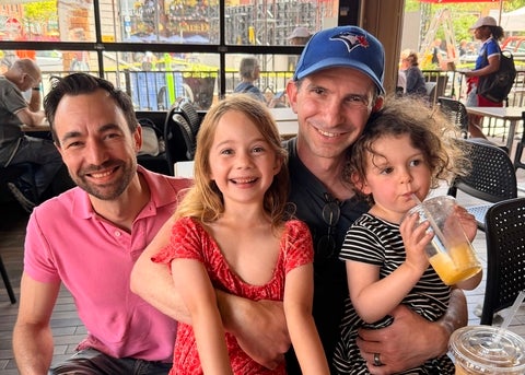 Jason Booy with family