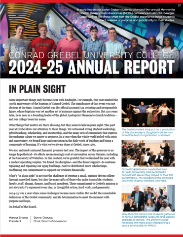 Annual Report 2024-2025 Cover