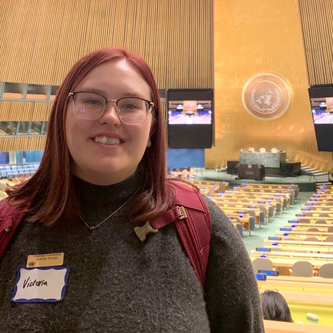 Victoria Lumax at the UN