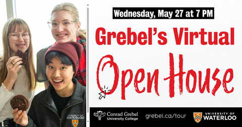 Invitation to Grebel's virtual open house