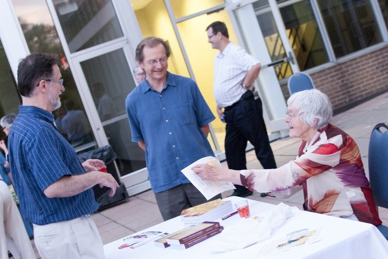 people at book launch