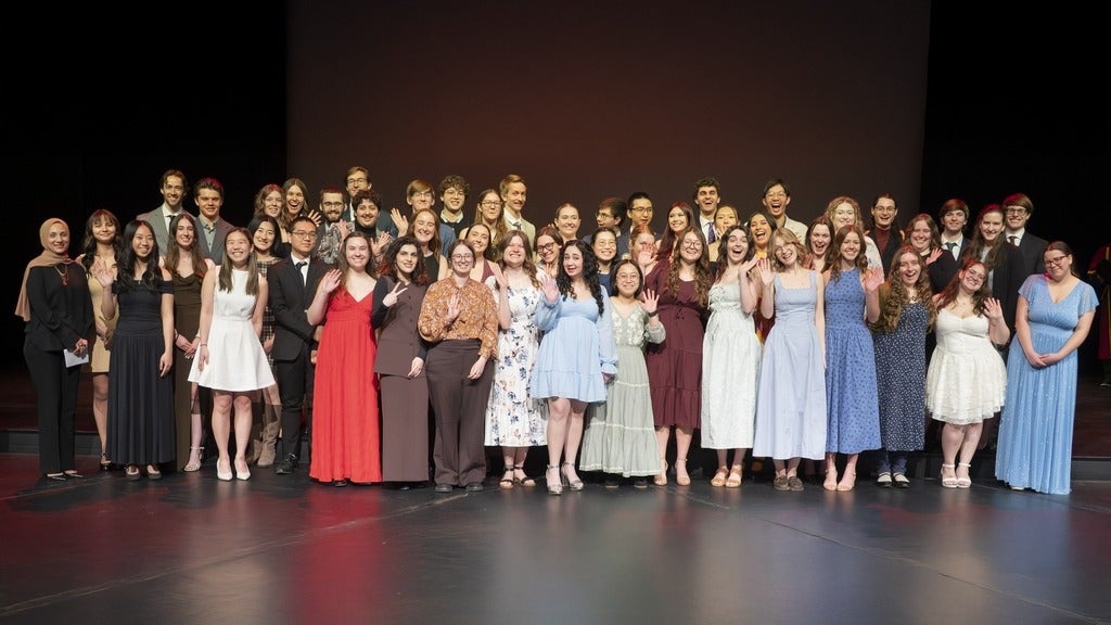 class of 2026 standing together 