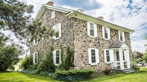 corner view of Brubacher house building