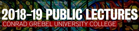 2018-19 Public Lectures announced