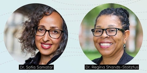 Dr Samatar and Dr. Shands-Stoltzfus