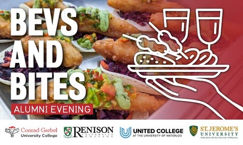 Bevs and Bites alumni evening invitation