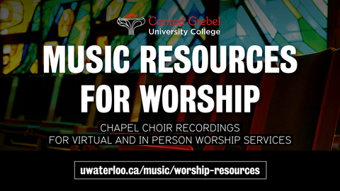 Graphic for church music resources for worship