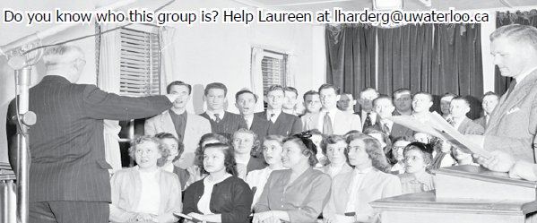 Do you know who this group is? Help Laureen at lharderg@uwaterloo.ca