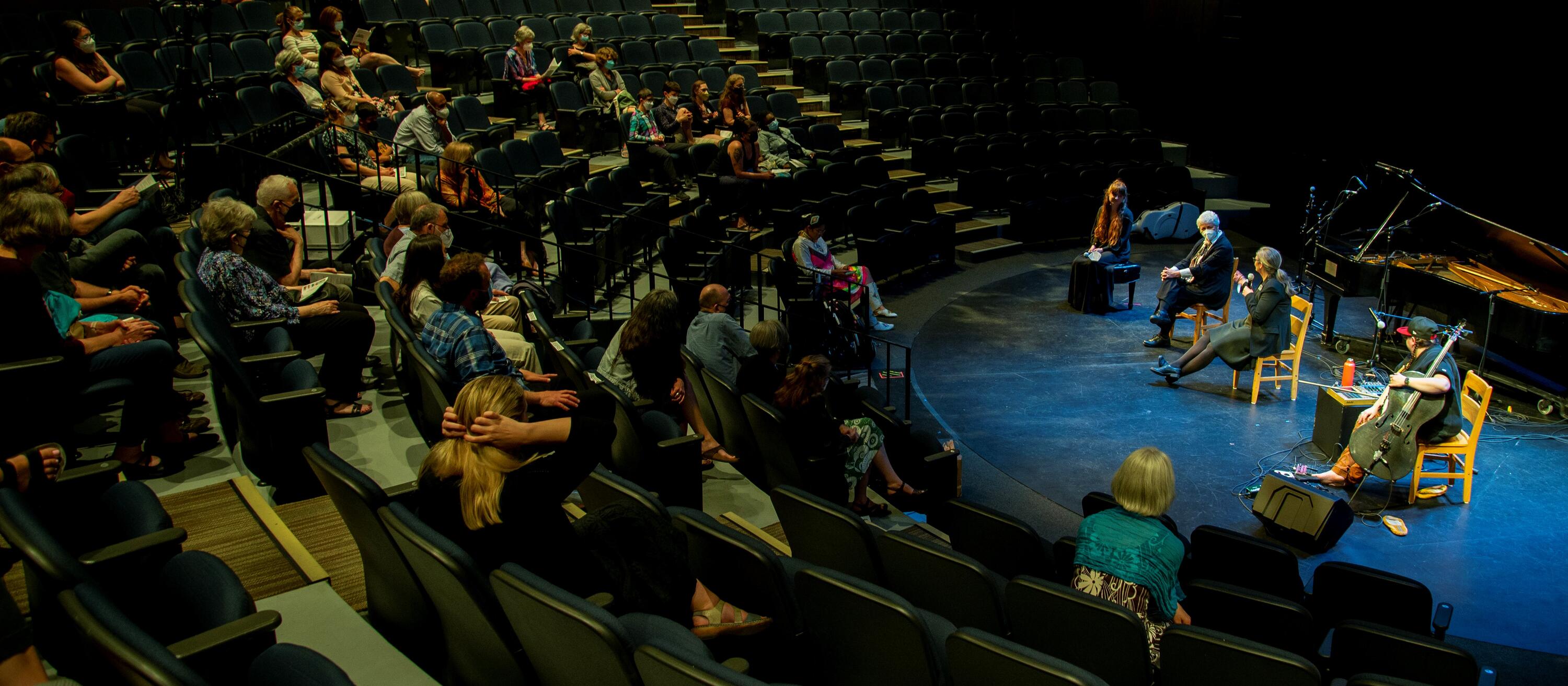 audience attending concert