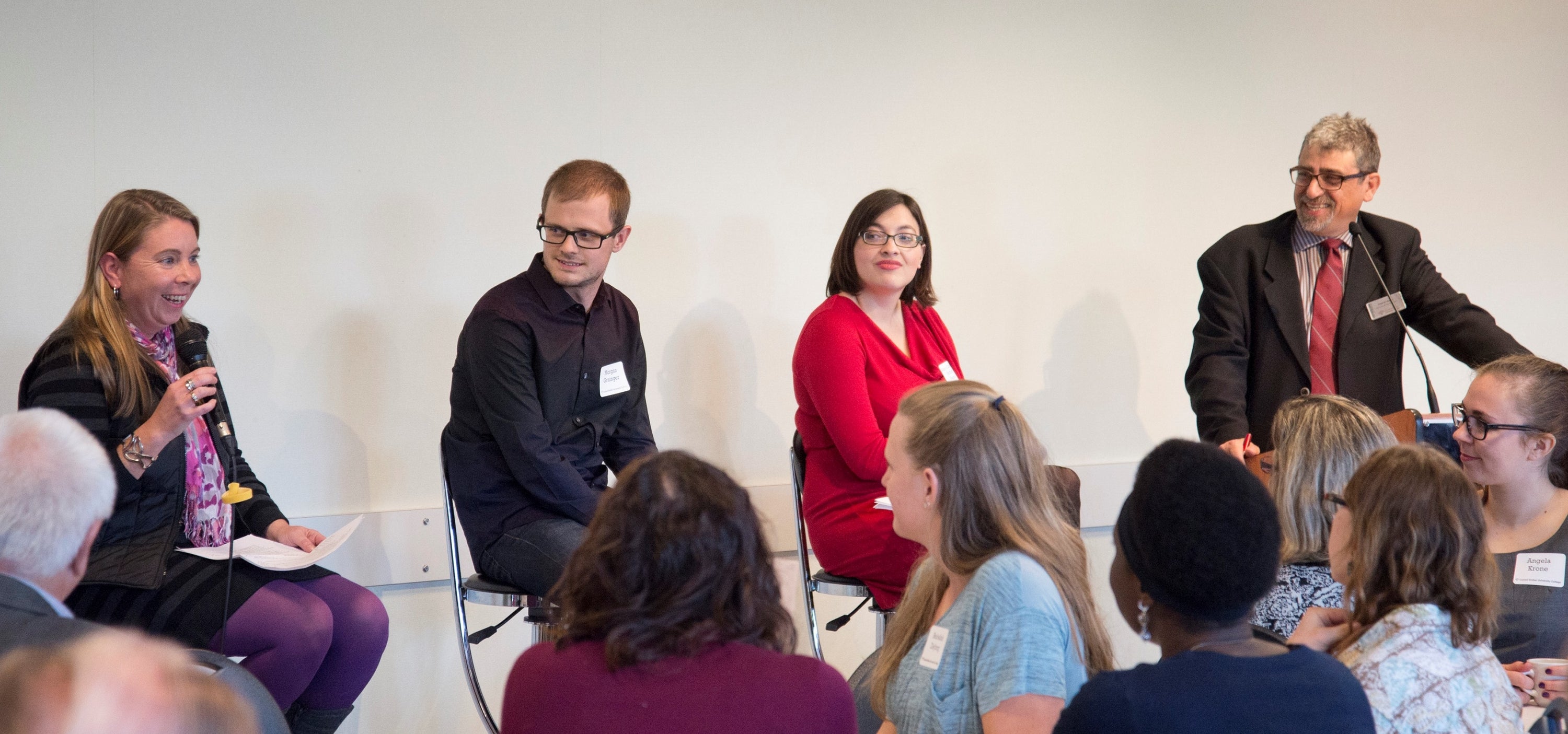 Alumni Panel at the Scholarships and Awards Reception