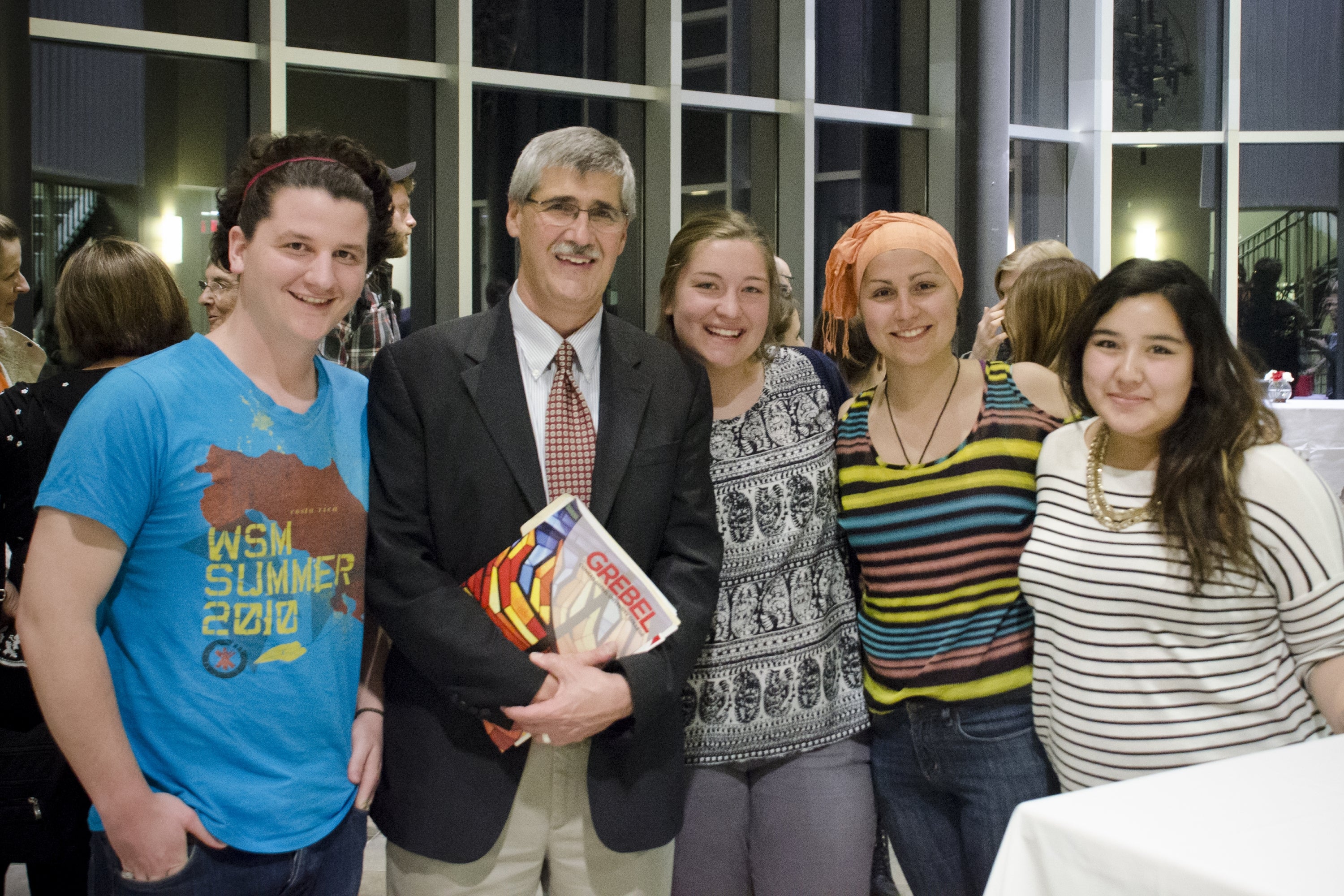 Students with John Paul Lederach