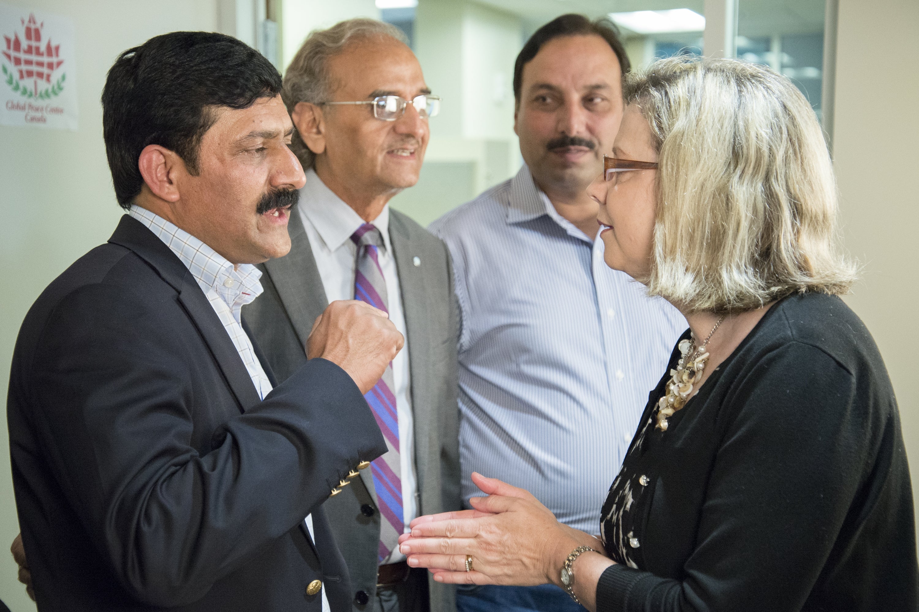 Ziauddin Yousafzai speaking to Susan Huxman