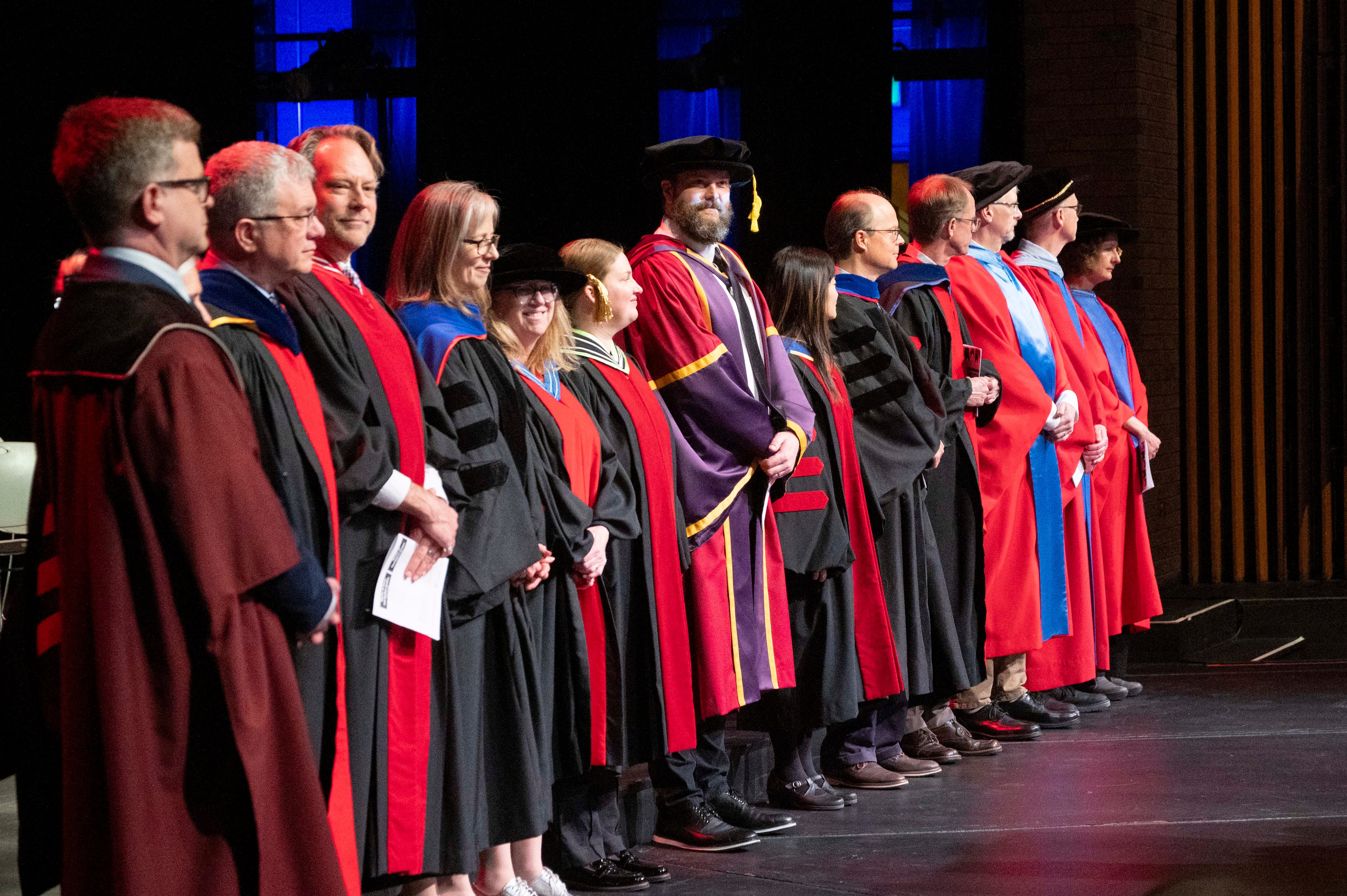 Grebel faculty at the 2026 Convocation