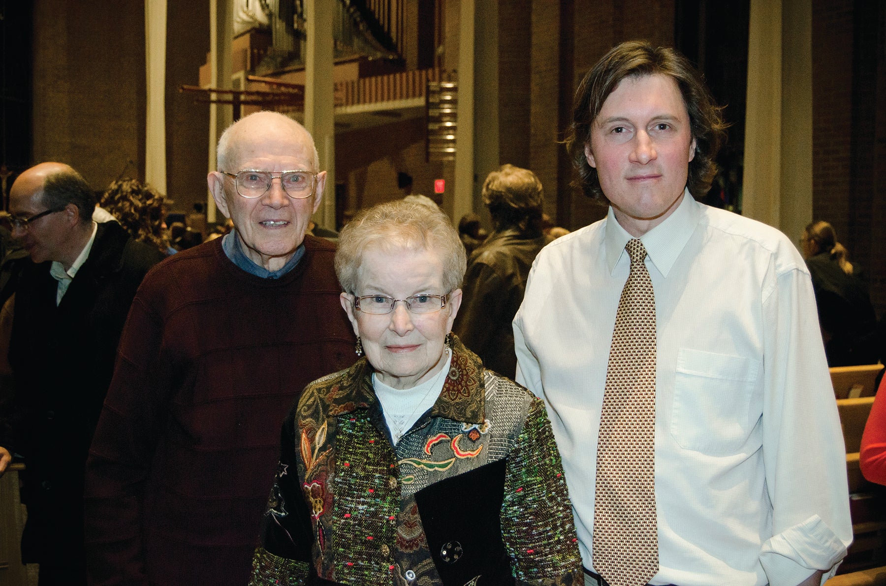 Tim Corlis with Lena and Rudy Williams