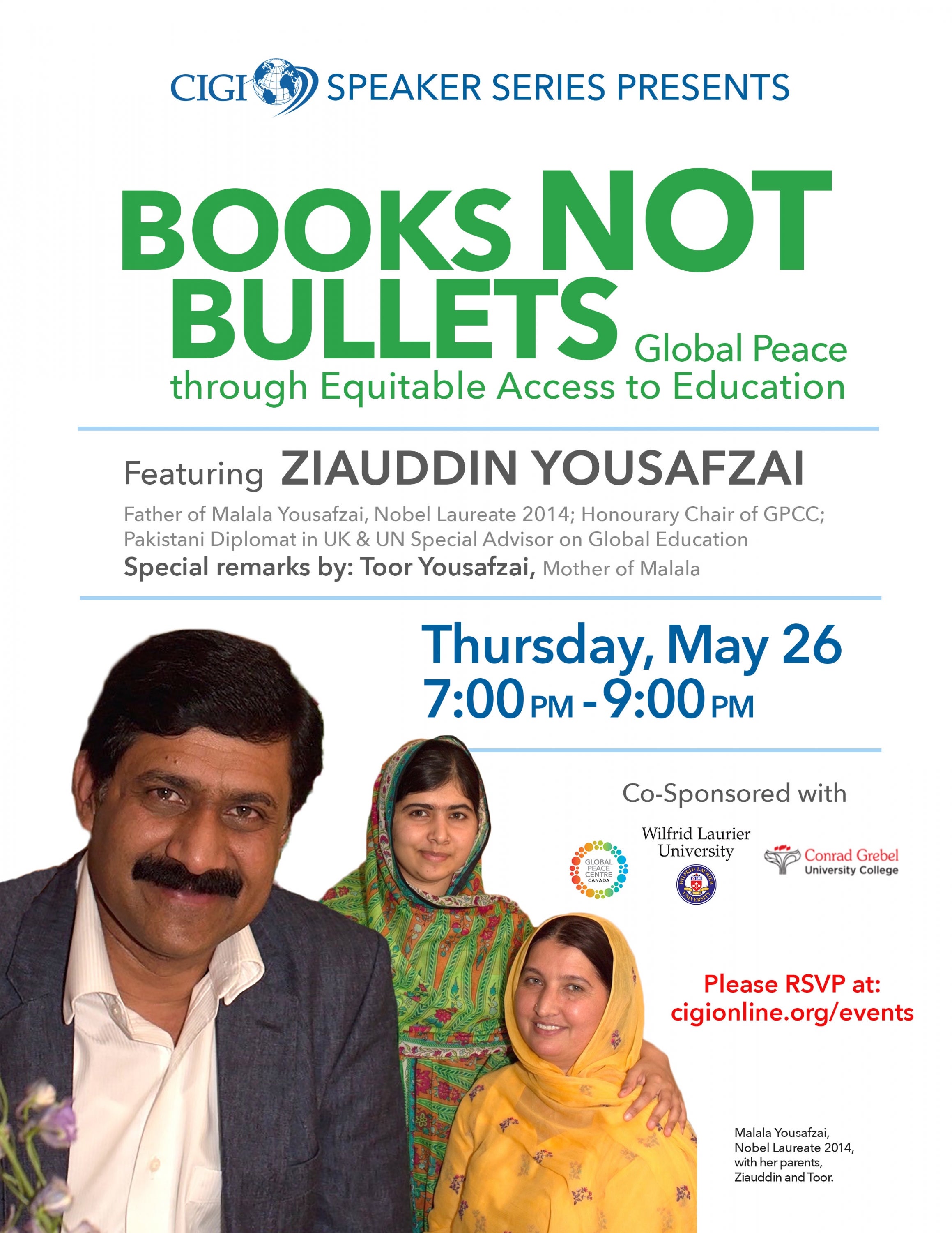 Books Not Bullets poster
