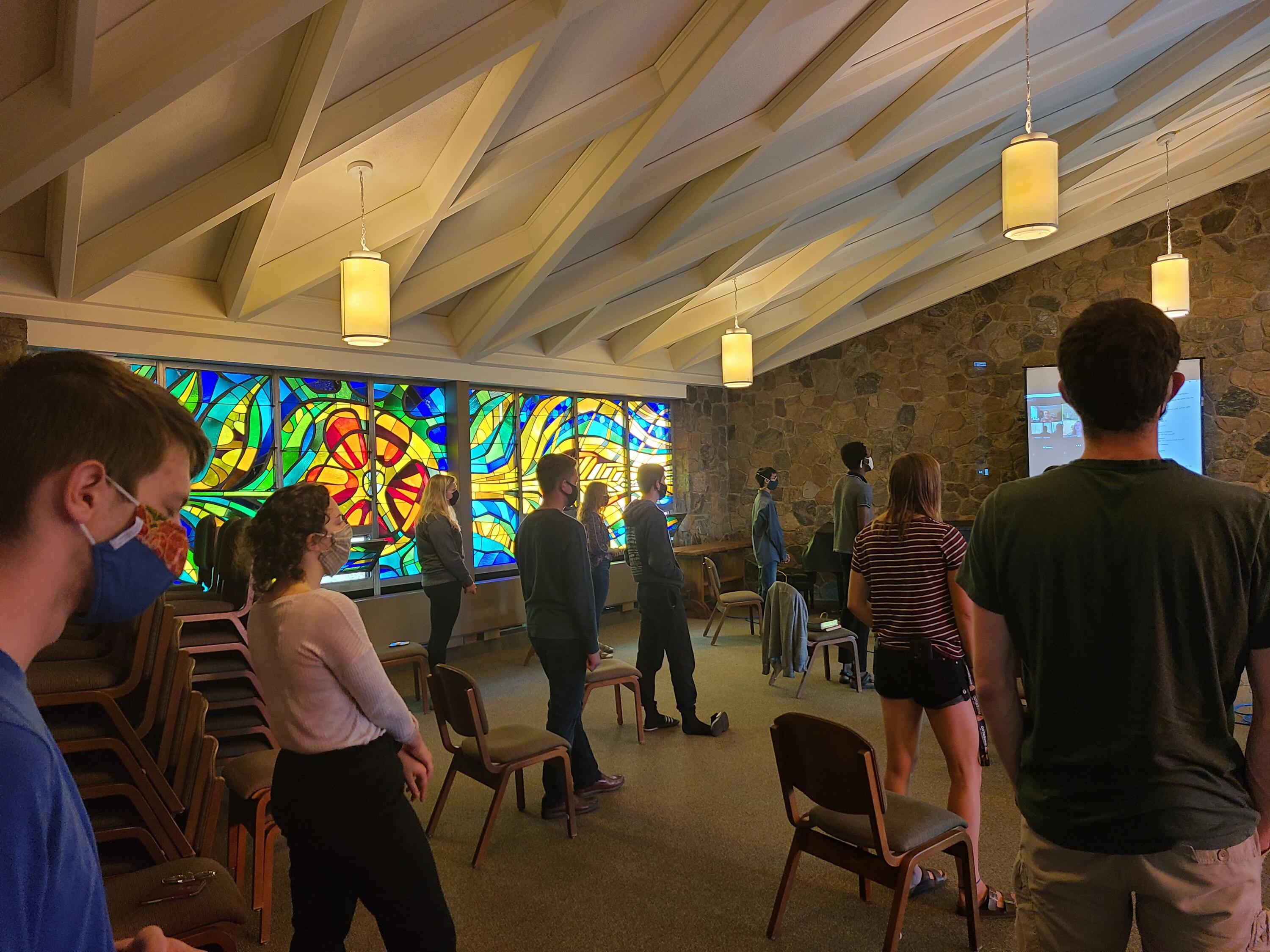 Grebel students in the Chapel