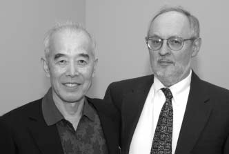 Yorifumi Yaguchi and conference organiser Ervin Beck