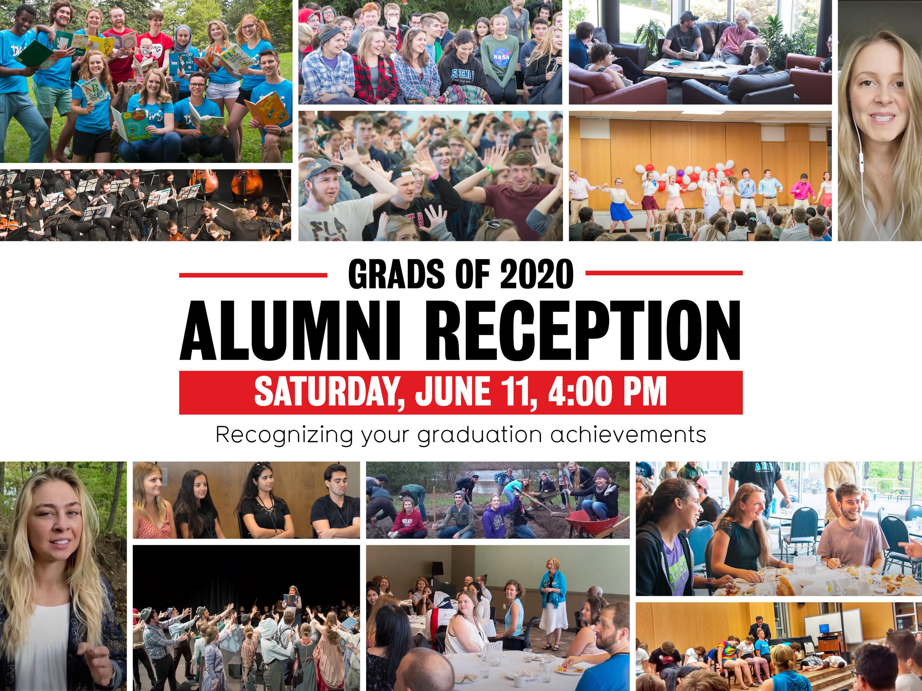 Alumni reception invite 2020 class