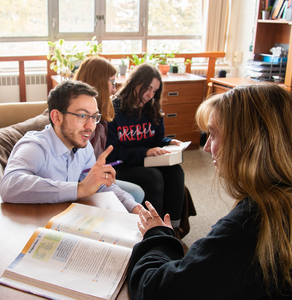 photo of Grebel residents in the residence