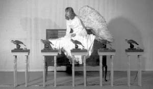 Gathie Falk, Red Angel, Performance, 1972. 