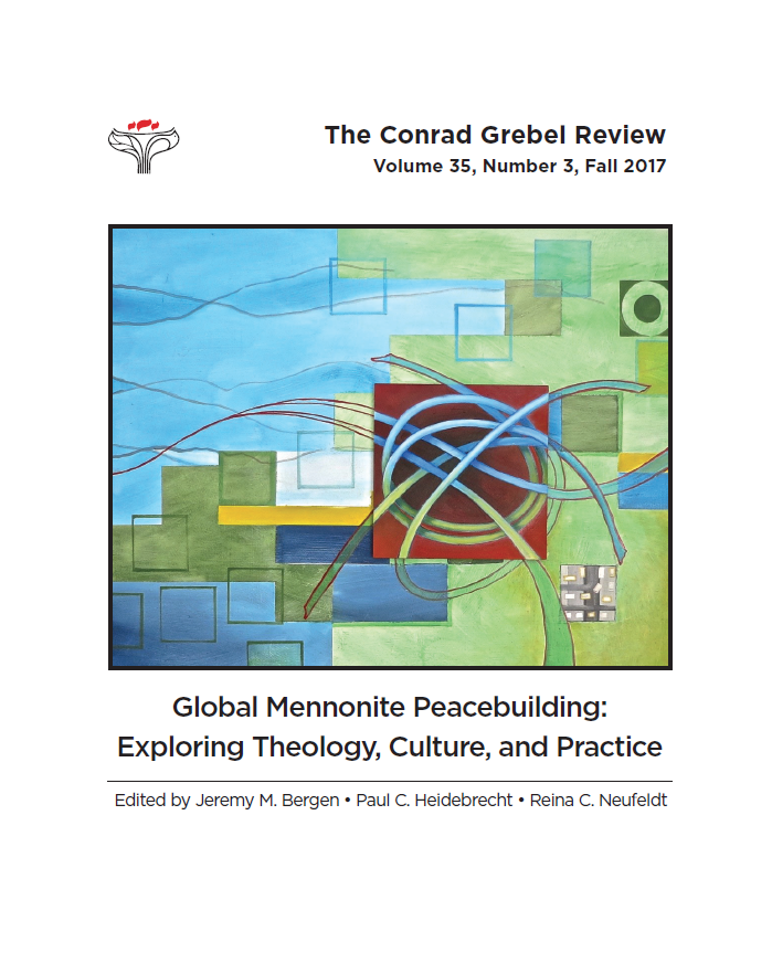 Front cover of The Conrad Grebel Review 35, no. 3 (Fall 2017)