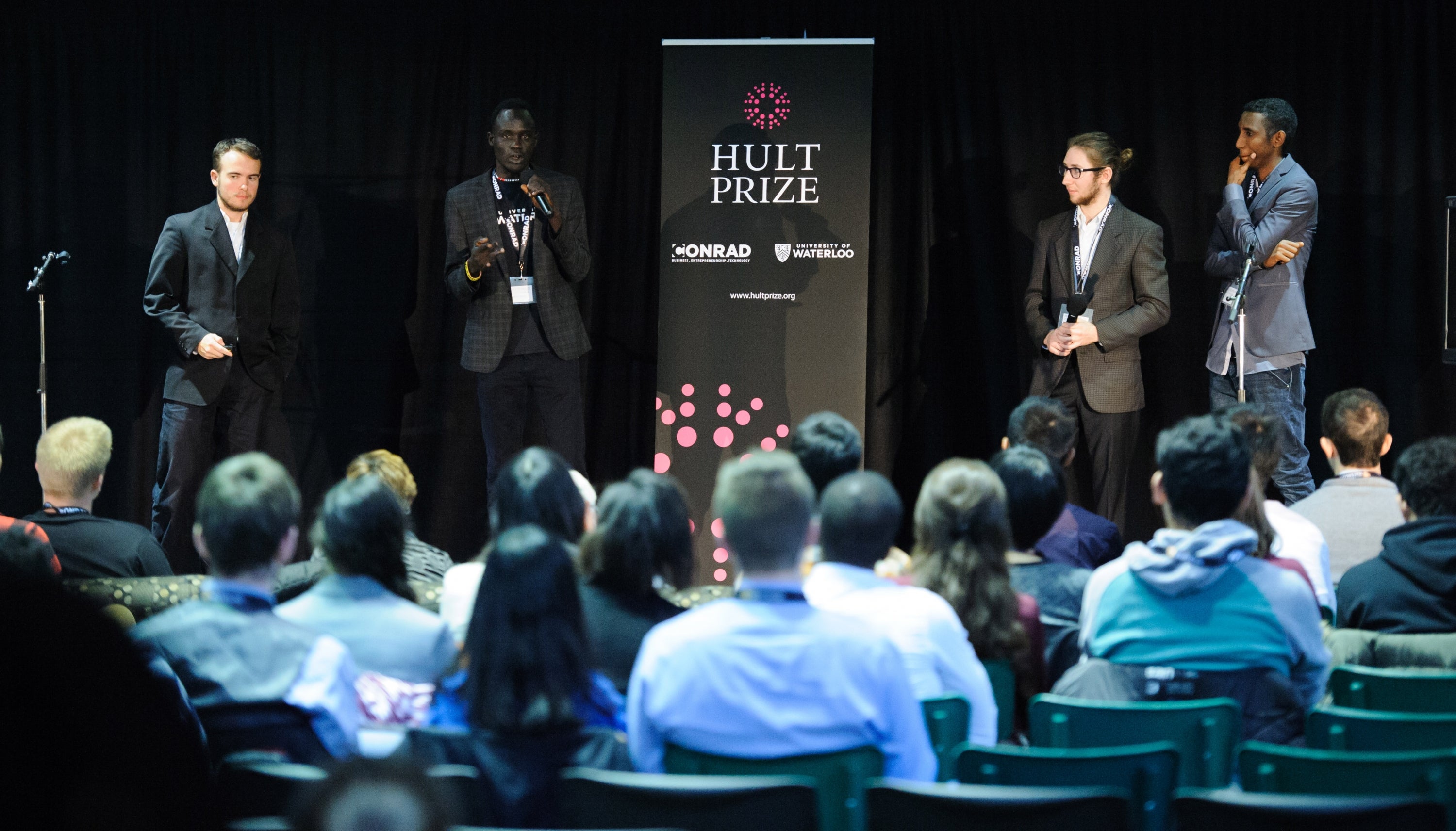 Students participated in the Hult Prize competition at University of Waterloo on November 24