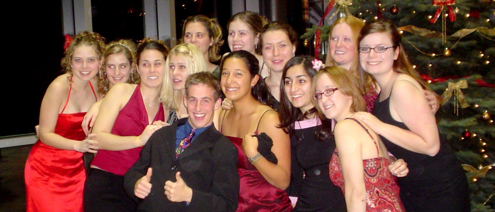 Grebel students at a 2004 end of term banquet