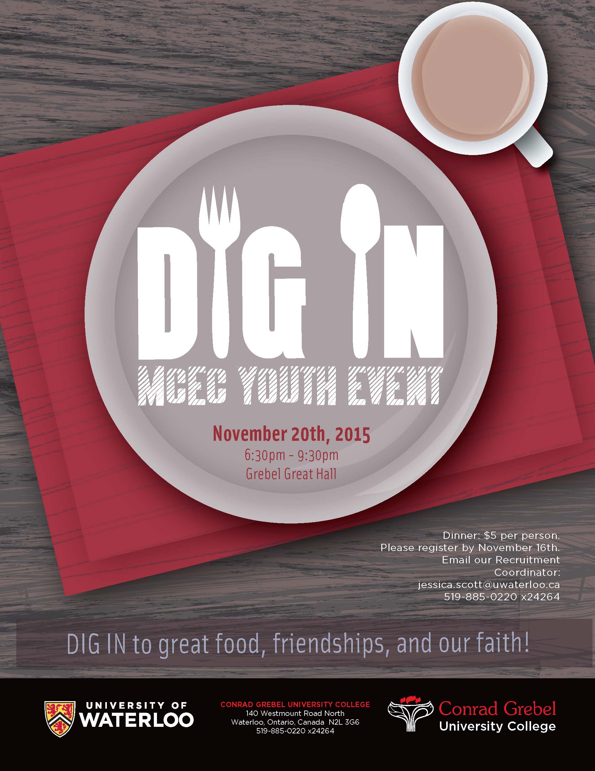 Dig In Event Poster