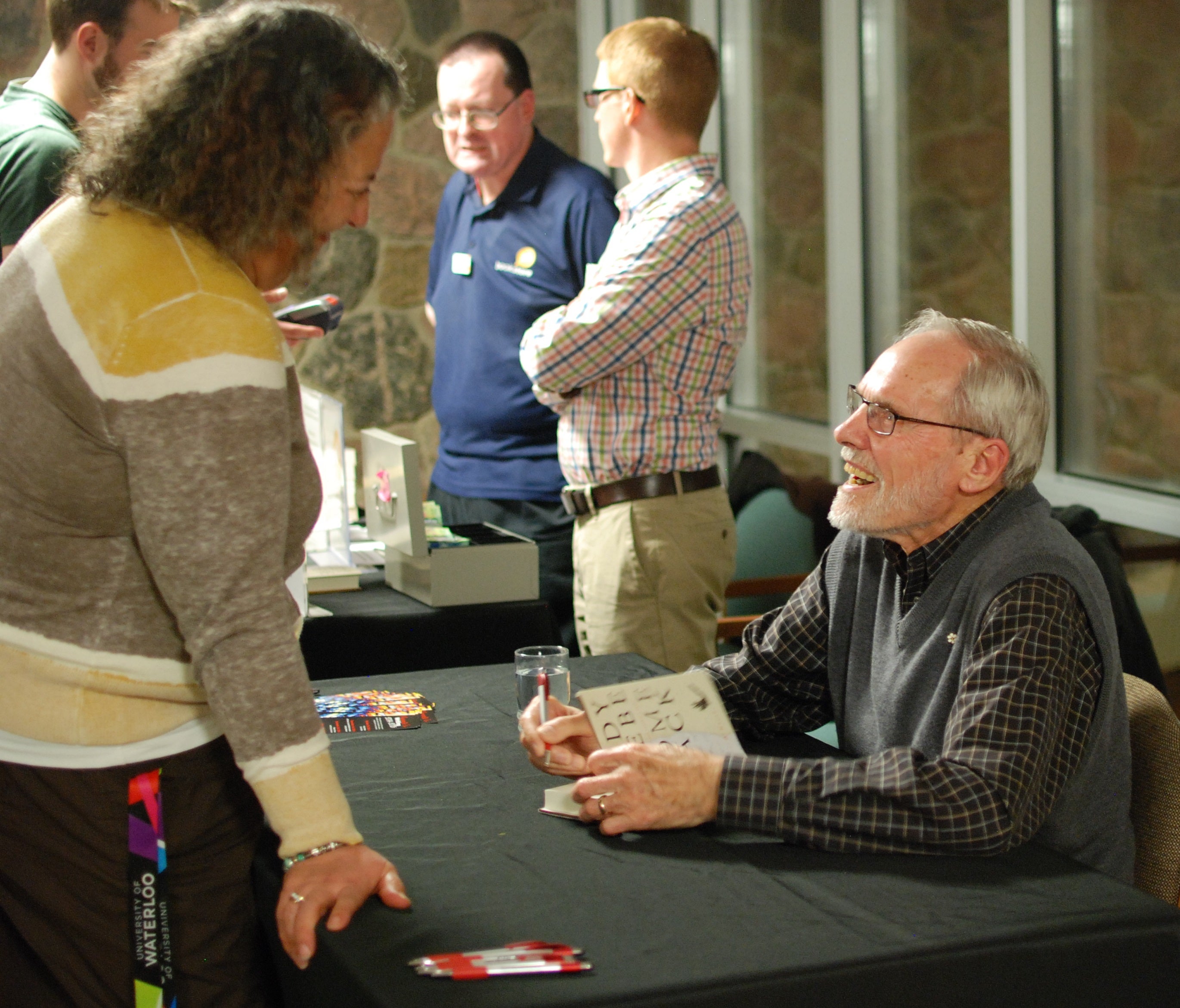 Rudy Wiebe siging books