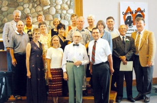 Grebel students from the early years gather together