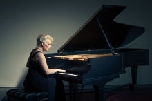 Heidi Wall playing piano
