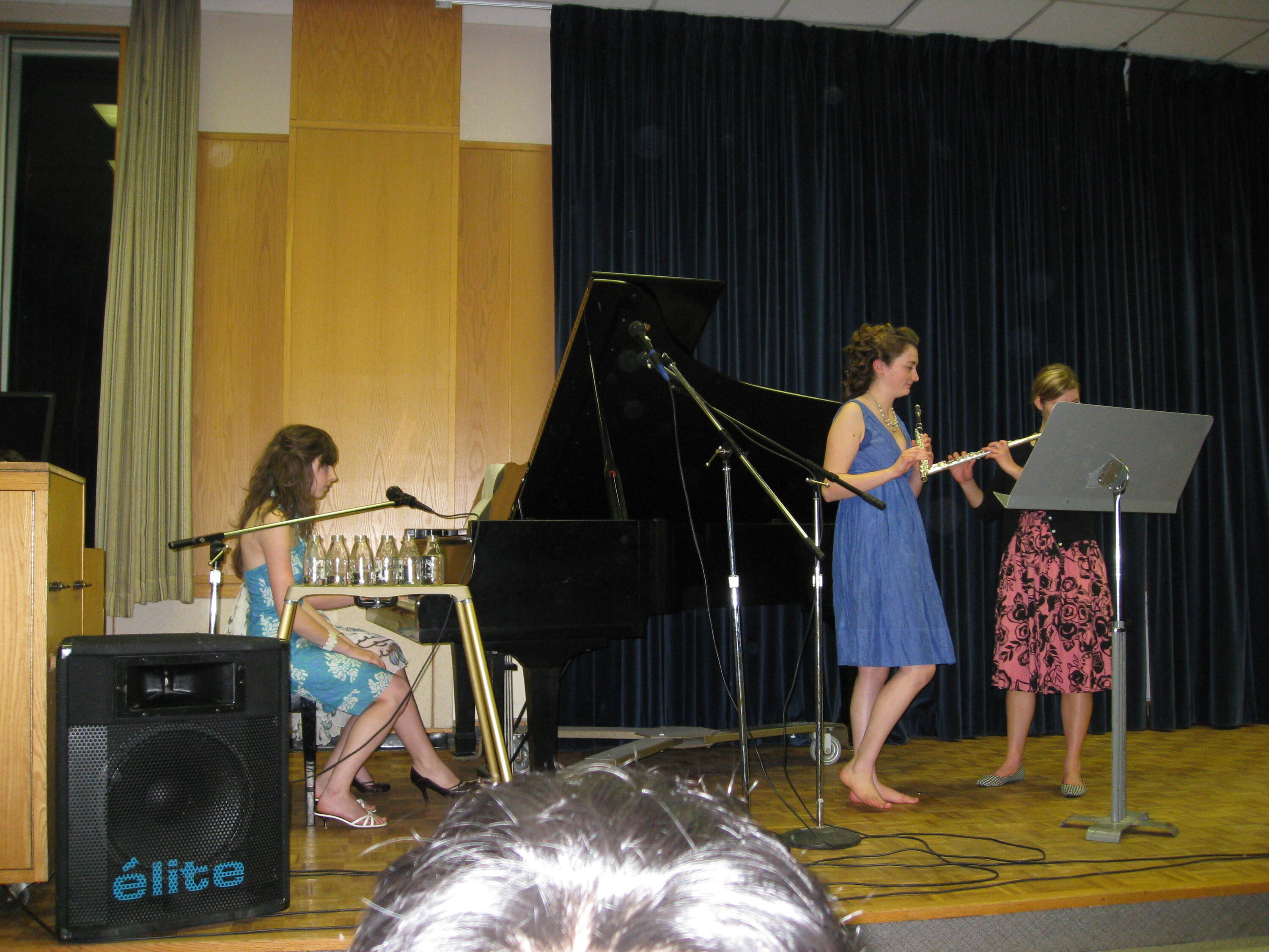 students on the great hall stage (2000s)