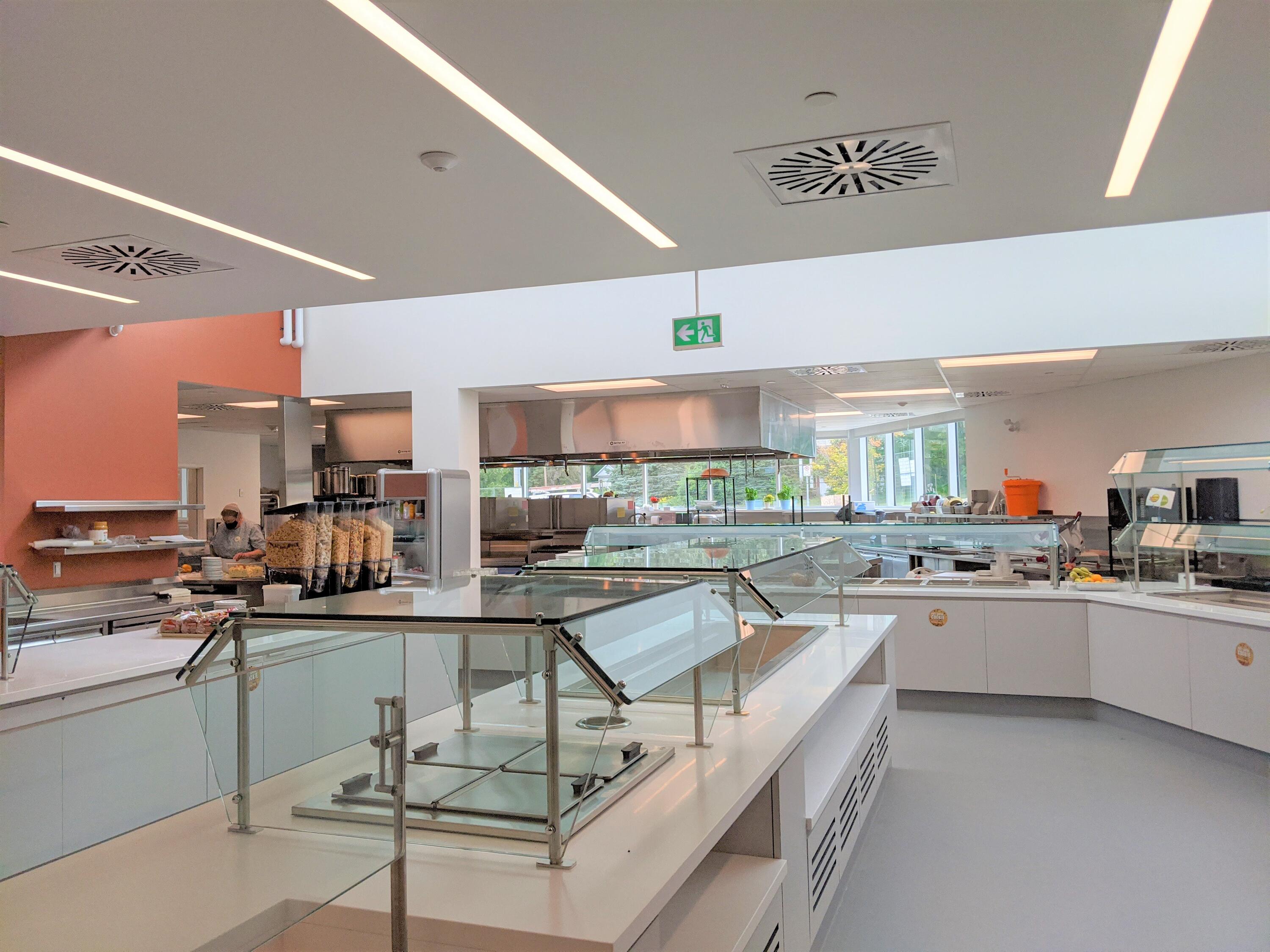 A view of the fresh Grebel kitchen