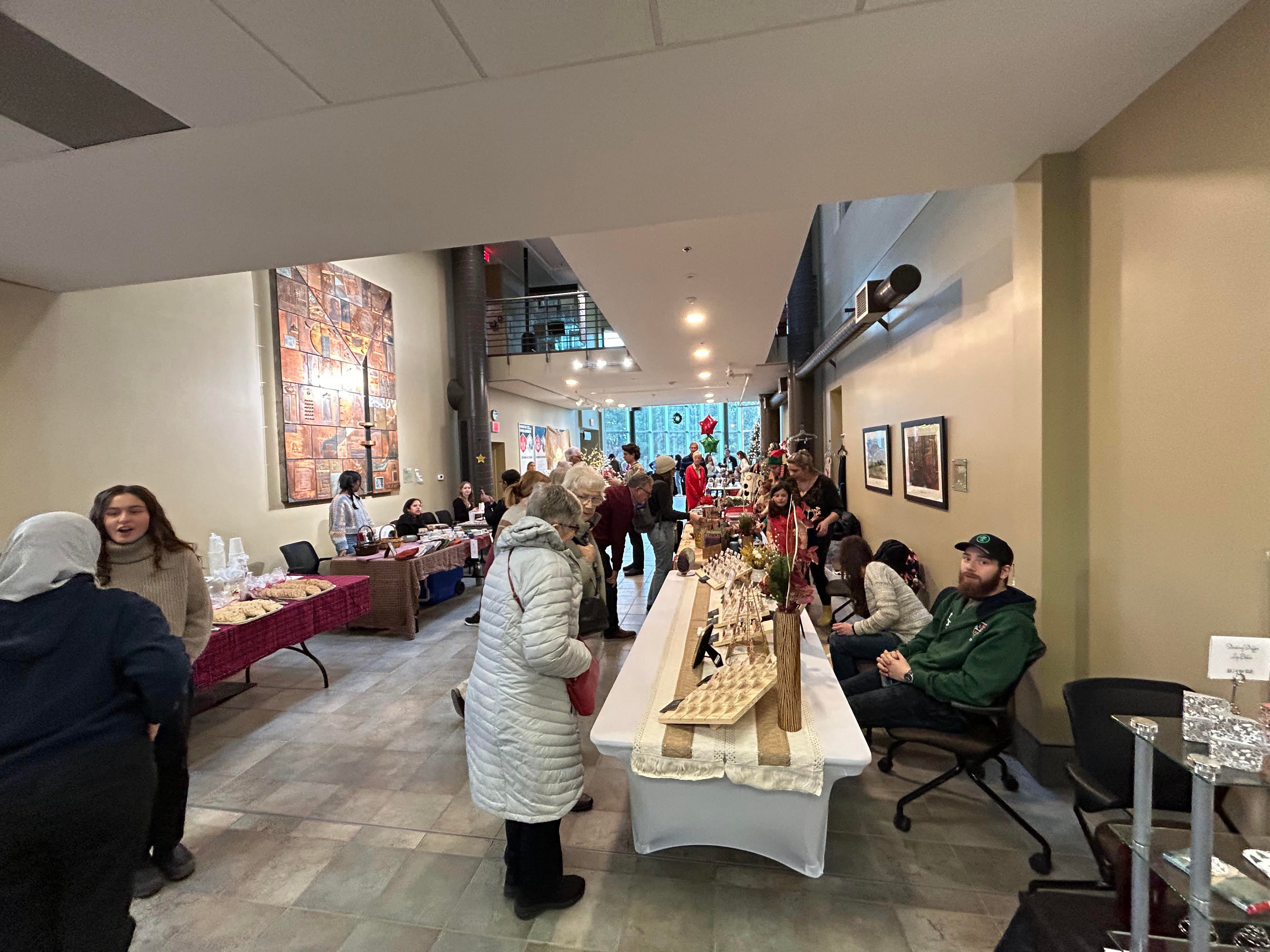 MAD Market vendors and shoppers