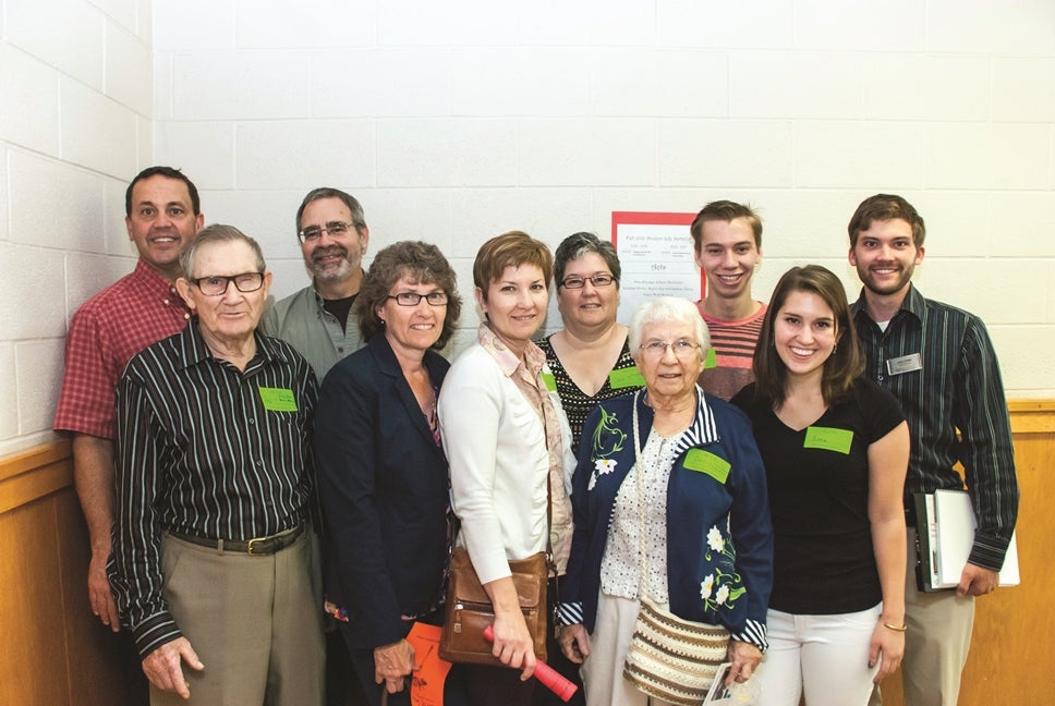 Rod and Doris Weber and extended family