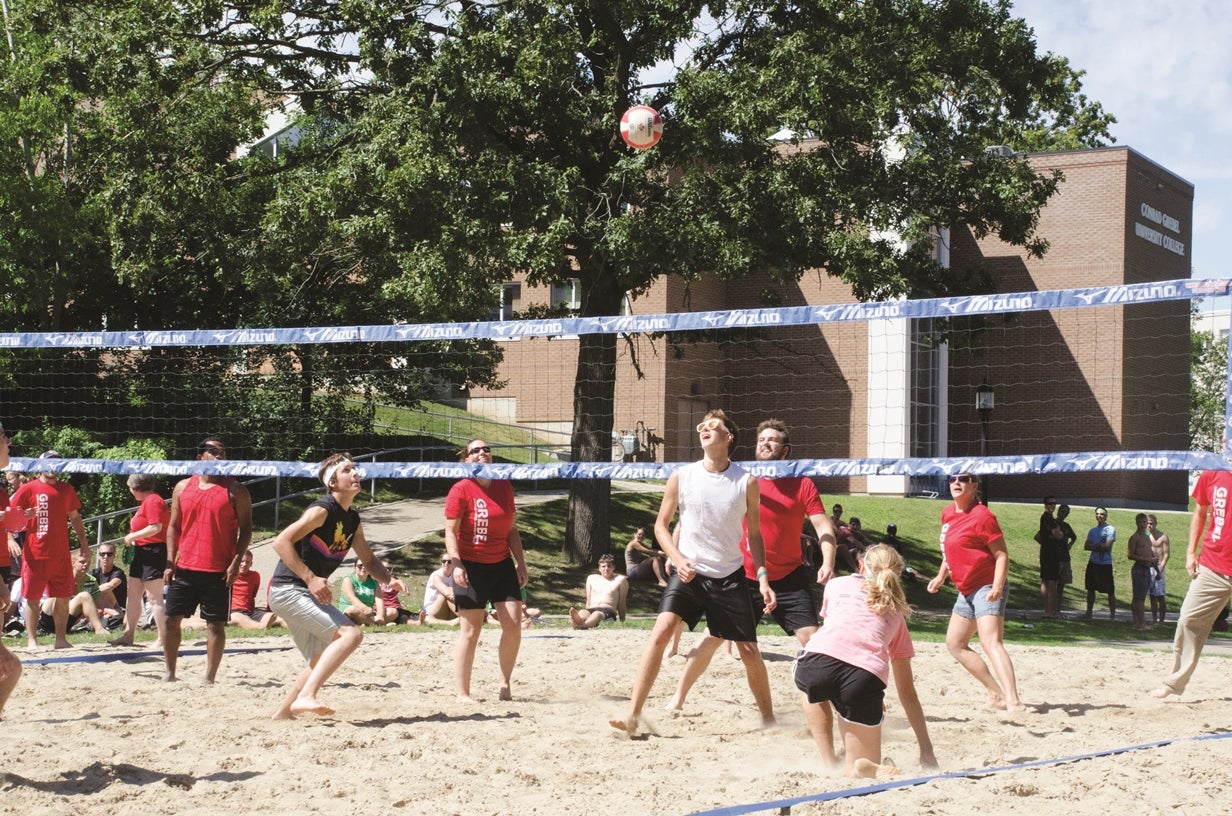 Students vs Staff and Faculty Volleyball Game
