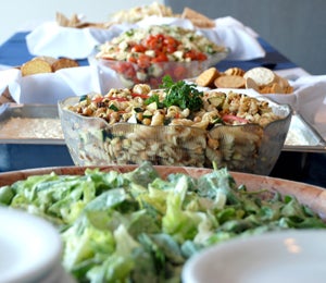 A salad banquet.